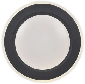 TOP LIGHT Svetlo nástenné-stropné Norman 40C RC, Čierna