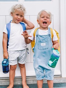 Detská hydratačná fľaša Contigo James 420 ml - ružová s mačičkou