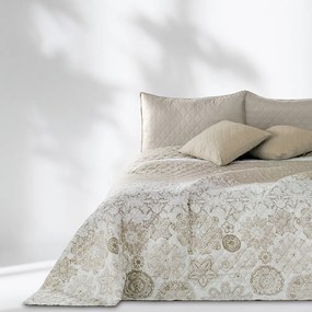 Obojstranný prehoz na posteľ DecoKing Alhambra béžový/biely