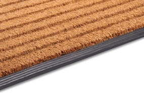 Hanse Home, Rohožka Striped 105935 - na von aj na doma, 45x75, hnedá, chodba / predsieň