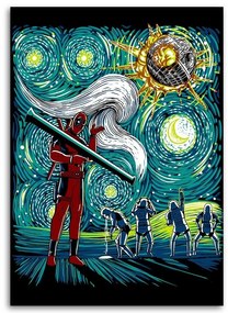 Gario Obraz na plátne Deadpool, hviezdna noc - DDJVigo Rozmery: 70 x 100 cm