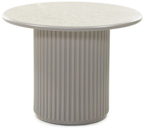 Konferenční stolek Livorna 60 cm šedý/mramor