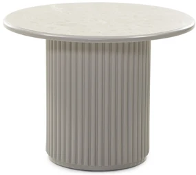 Konferenční stolek Livorna 60 cm šedý/mramor