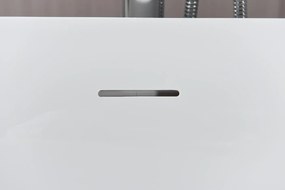 Erga Zara, rohová voľne stojaca vaňa 180x80 cm + odtoková zátka, pravá, biela lesklá, ERG-ZARA-180080R-WH-WH