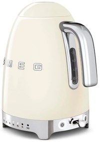 Krémová rýchlovarná kanvica z nehrdzavejúcej ocele 1,7 l Retro Style – SMEG