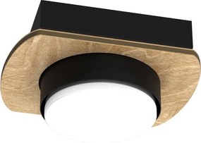 Podhľadové bodové svietidlo KIDO 1xGX53/8W/230V čierna/béžová/dub