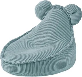 Kreslo medvedík menčester modrá