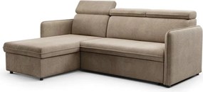 Rozkladacia rohová sedacia súprava Barcelia Mini univerzálna - hnedý menčester Anafi 06