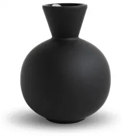 Keramická váza Trumpet Black 16 cm COOEE Design | BIANO