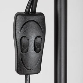 Brilagi - Stojacia lampa ARIANA 1xE27/100W/230V + 1xE14/25W čierna