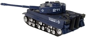 Lean Toys Modrý Tank na diaľkové ovládanie 1:32