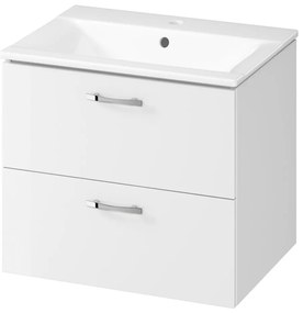 Cersanit S801-309-DSM- Závesná kúpeľňová skrinka s umývadlom NIKO 60x45 cm biela