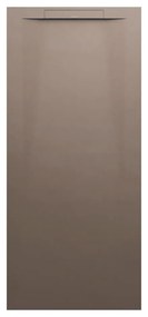 LAUFEN Pro S obdĺžniková sprchová vanička z materiálu Marbond, lineárny odtok na kratšej strane, 1800 x 800 x 36 mm, matná kávová, H2101851290001