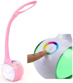 LED RGB Stmievateľná stolná lampa LED/7W/230V ružová