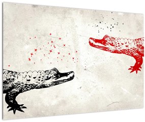 Obraz - Krokodíly (90x60 cm)