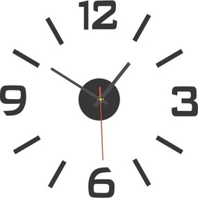 Nalepovacie nástenné hodiny z akrylu – moderné 3D plexi hodiny | SENTOP X0089