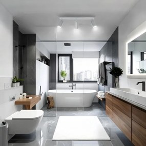 Brilagi - Kúpeľňové bodové svietidlo SELE 3xGU10/30W/230V IP44 strieborná