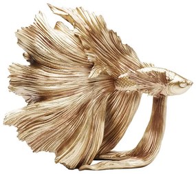 Betta Fish S dekorácia zlatá