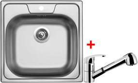 Set Sinks CLASSIC 480 5V matný + LEGENDA S