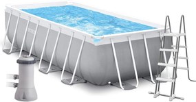 Bazén Intex Prism Frame 4 x 2 x 1,22 m s filtráciou a schodíkmi