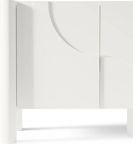 Dizajnová komoda Lunaria 160 cm biela