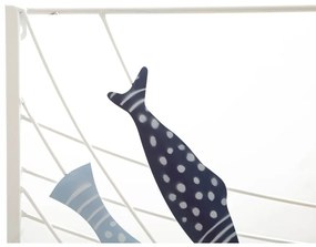 Kovová nástenná dekorácia 96,5x61 cm Pesci – Mauro Ferretti