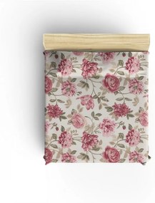 Súprava 4 ks bavlnených obliečok s prehozom Pinkie biela/ružová