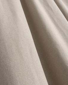 Záves so systémom FLEX (dvojité spony flex) farba produktu béžová látka zapletaná