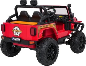 Elektrické autíčko Jeep Monster červené
