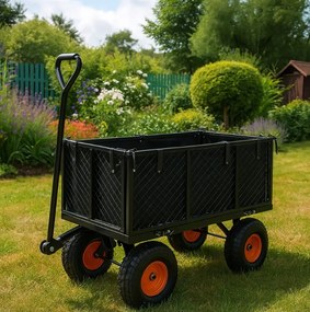 Záhradný vozík na nafukovacích kolesách 220 l / 350 kg