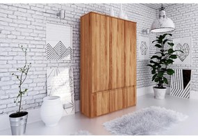 Šatníková skriňa z bukového dreva 135x206 cm Vento 3 - The Beds