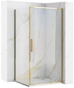 Rea, Sprchová kabína REA Rapid Swing Gold, KPL-K5620