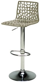 Stima Plastová barová stolička SPIDER Vyberte odtieň ->: Grigio Perla - sivá
