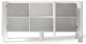 Designová komoda Lunaria 160 cm bílá