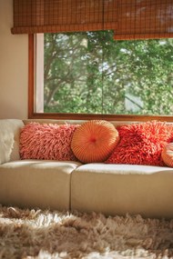 HK living Dekoratívny zamatový vankúš Sienna Ø 50 cm