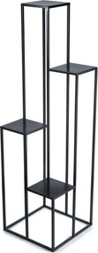 STOJAN NA KVETINÁČ KASKADA 150X44X44 CM ČIERNA