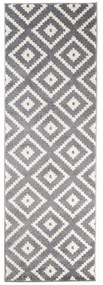 Kusový koberec Remund sivý atyp 100x500cm