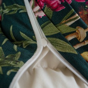 Obliečky z mikrovlákna MYSTIC GARDEN tmavo zelené Rozmer obliečky: 2 ks 70 x 90 cm | 200 x 220 cm