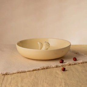 Dekoračný tanier NAWO 750793 krémový