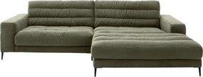 XXXLutz ROHOVÁ SEDAČKA, textil, kompozitné drevo, olivovozelená Dieter Knoll - Sedačky - 001581029371