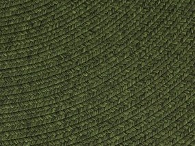 Koberec Braided Trenzado zelený kruh