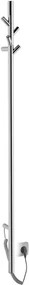 Sapho PASADOR, elektrický sušiak uterákov, guľatý, 150x1500 mm, 30 W, leštená nerez, ER175V