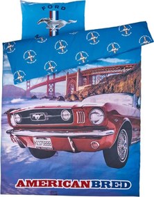 3D Bavlnené obliečky MUSTANG LEGEND farebné, 100% bavlna Rozmer obliečky: 80 x 80 cm | 135 x 200 cm