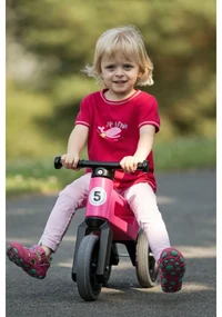 Teddies FUNNY WHEELS Rider Sport růžové 2v1 28/30cm