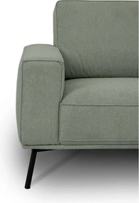 Zelená ženilková rohová pohovka (pravý roh/do L) Amsterdam – Scandic