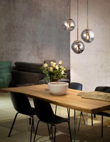 LED luster Spada 40 chróm