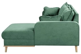 Tyrkysová rohová pohovka (pravý roh) Beata - Ropez