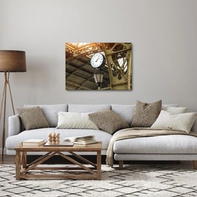 Obraz - Nádražné hodiny (70x50 cm)