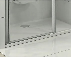 Sprchové dvere do niky Ravak Chrome CSD1-90 satin+Transparent 0QV70U00Z1