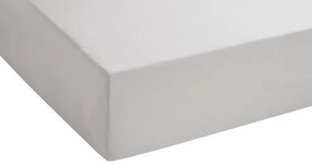Biberna Napínacia džersejová plachta (sivá, 140 – 160 x 200 cm)  (100227068)